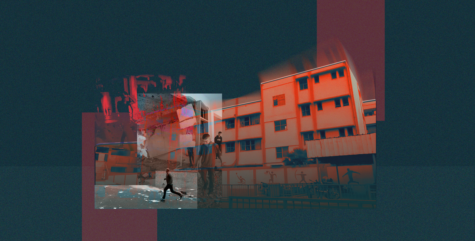 نتائج مدارس اللاجئين في غزة تحت القصف