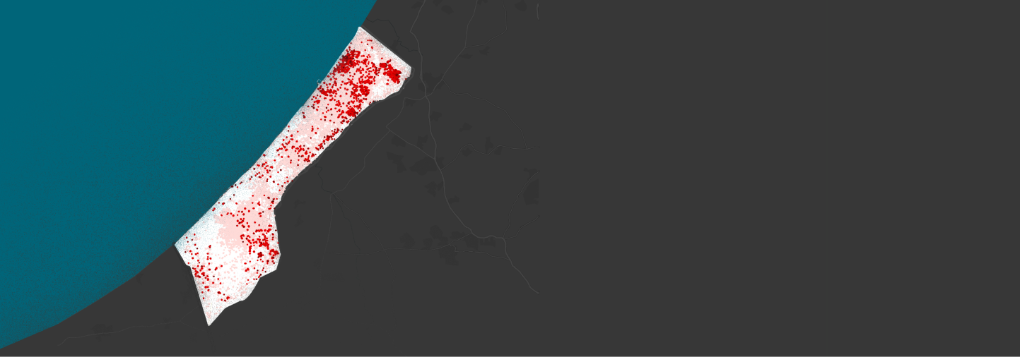 خرائط الأضرار فـي غزة: أكثر من 65% من مبانــــي القطــــاع وطرقه مدمّر